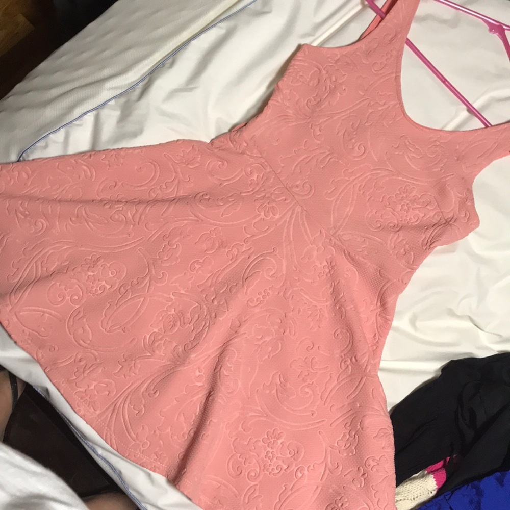 A- line dress coral